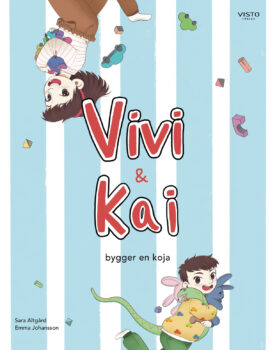 Vivi och Kai bygger en koja